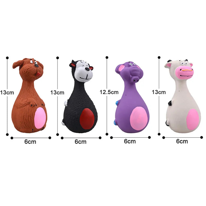 Squeaky Animal Dog Toy