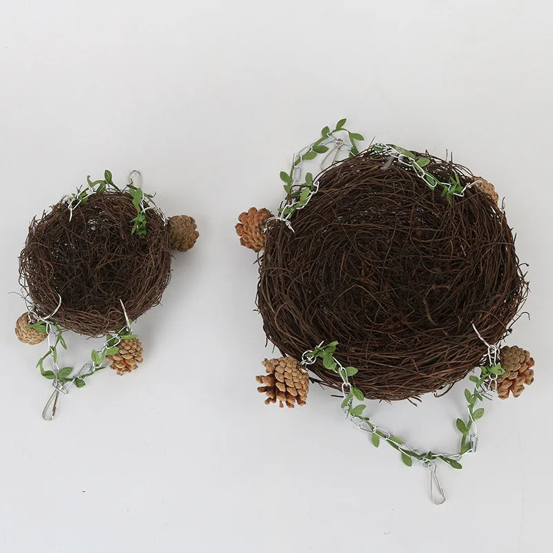 Rustic Hanging Bird Nest