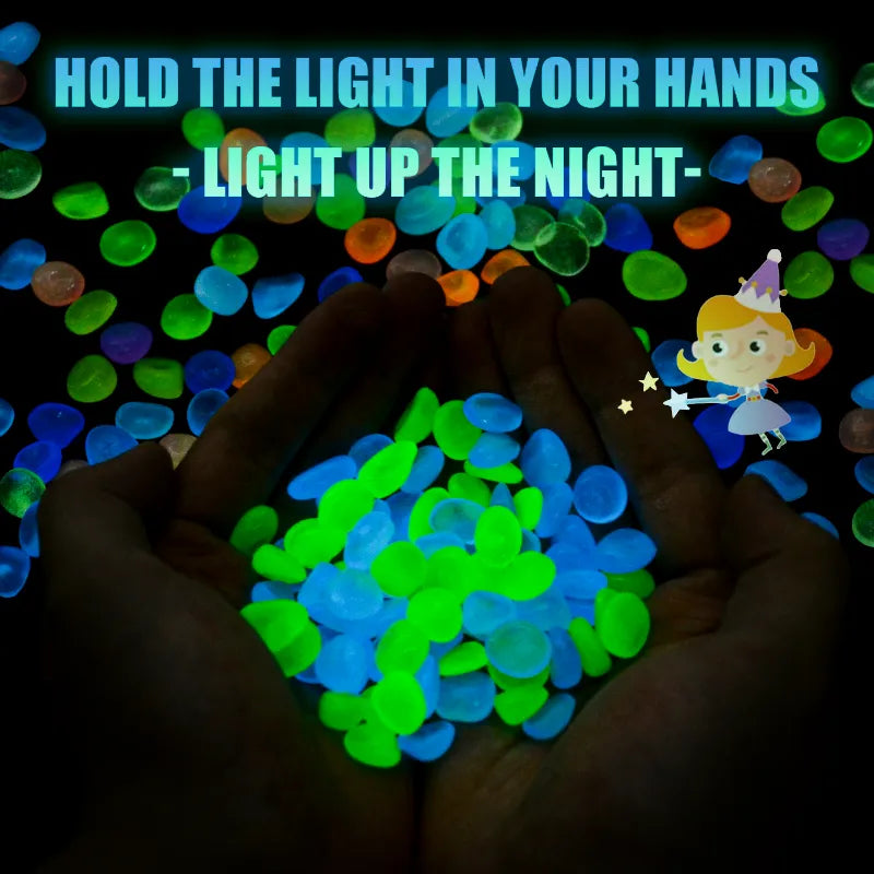 Glowing Stones For Aquarium - Glow in the Dark