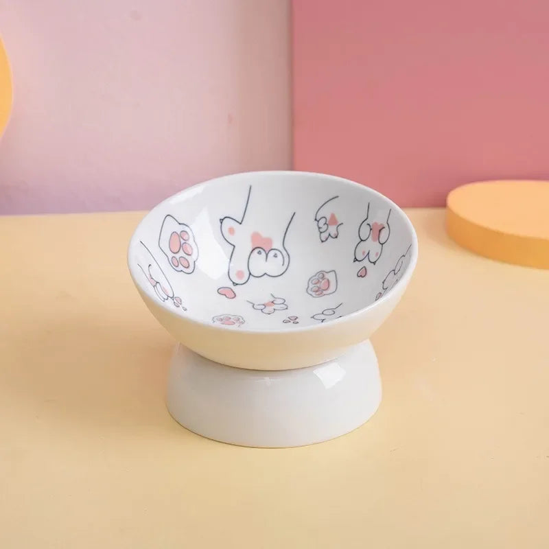 Cute Kitty Feeding Bowl