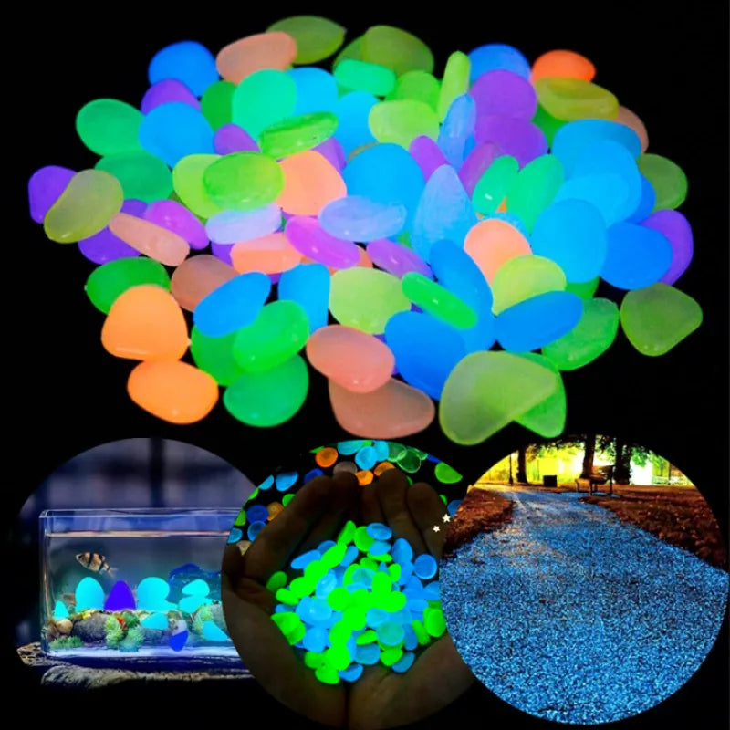 Glowing Stones For Aquarium - Glow in the Dark