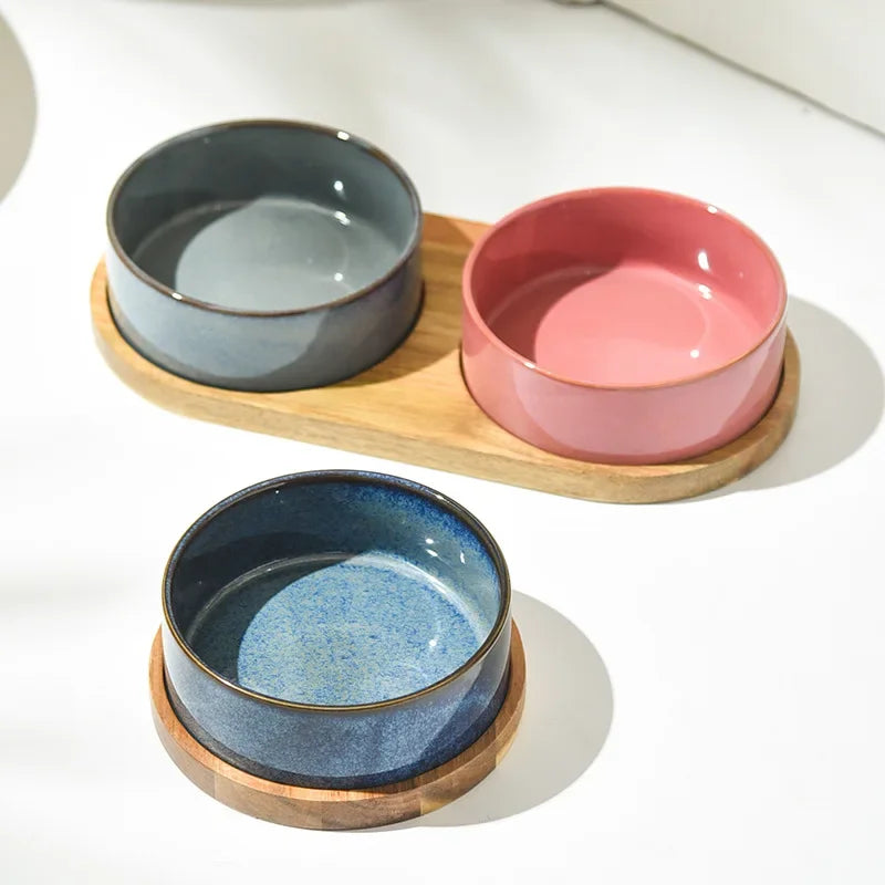 Modern Ceramic Dog Bowl