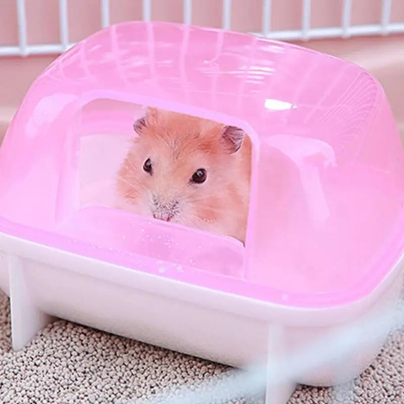 Compact Hamster Bath House