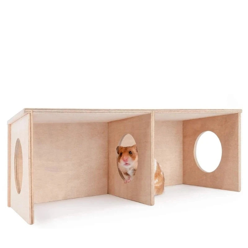 Modular Wooden Hamster Playhouse