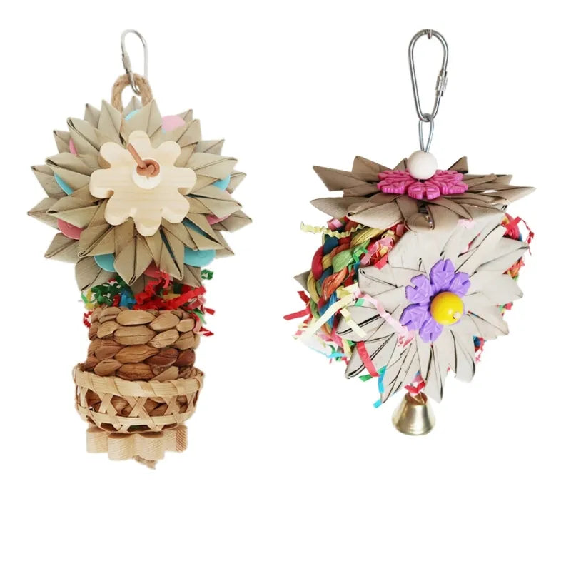 Floral Foraging Bird Toy