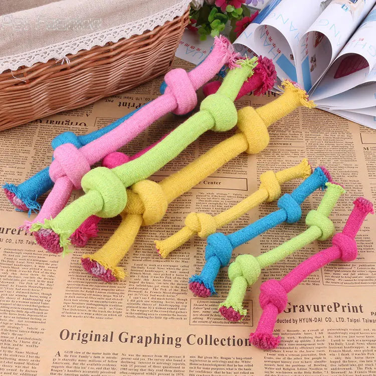 Colorful Dog Play Ropes Small and Large Sizes