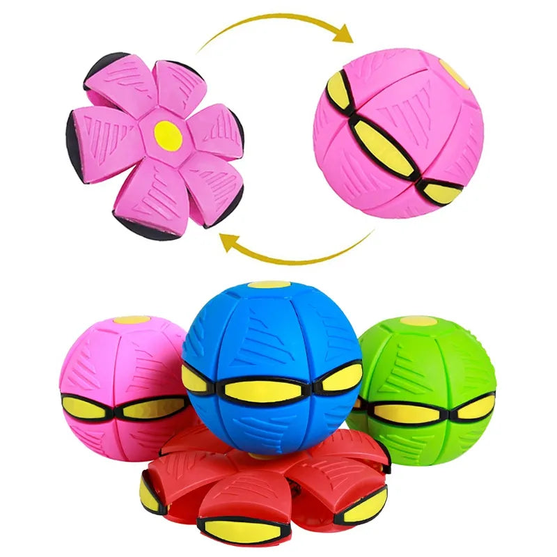 Outdoor Dog Training Toy Flexible Flying Disc