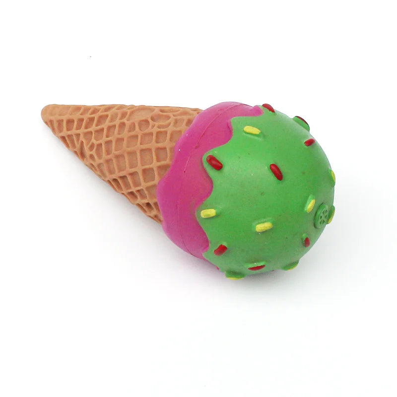 Squeaky Ice Cream Toy For Pets