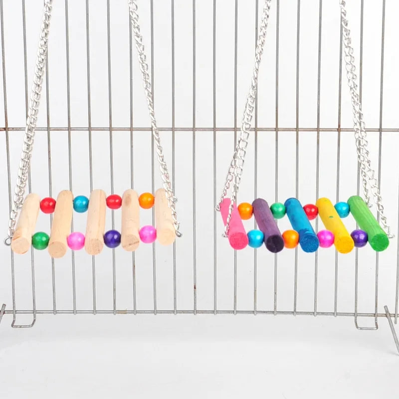 Playful Bird Swing Set