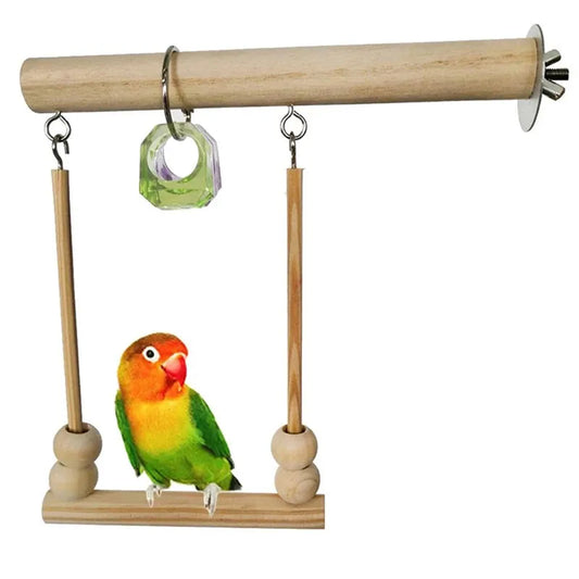 Bird Swing with Crystal