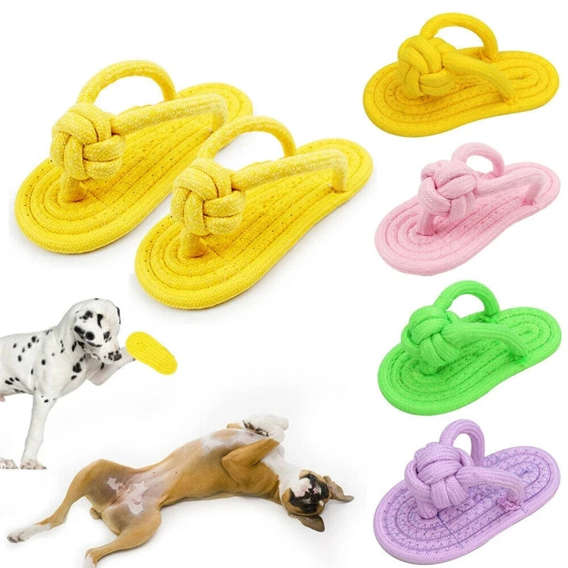 Cotton Slipper Dog Toy