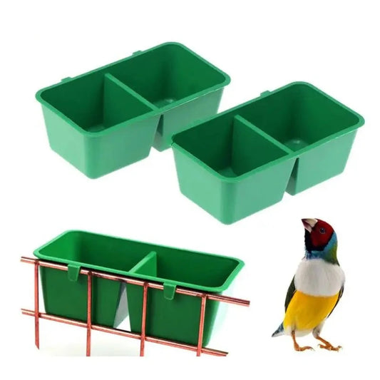 Green Dual Bird Feeder