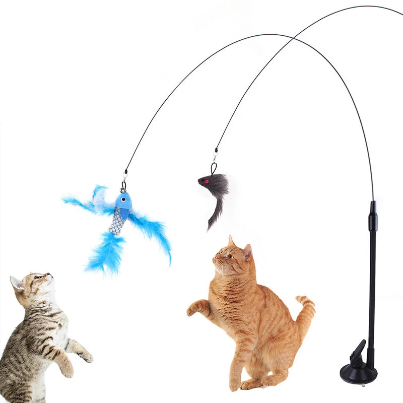 Feather Wand Cat Toy