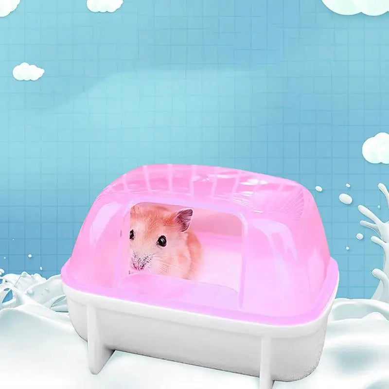 Compact Hamster Bath House