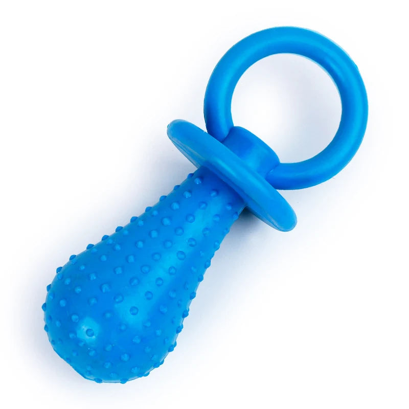 Rubber Pacifier Dog Toy