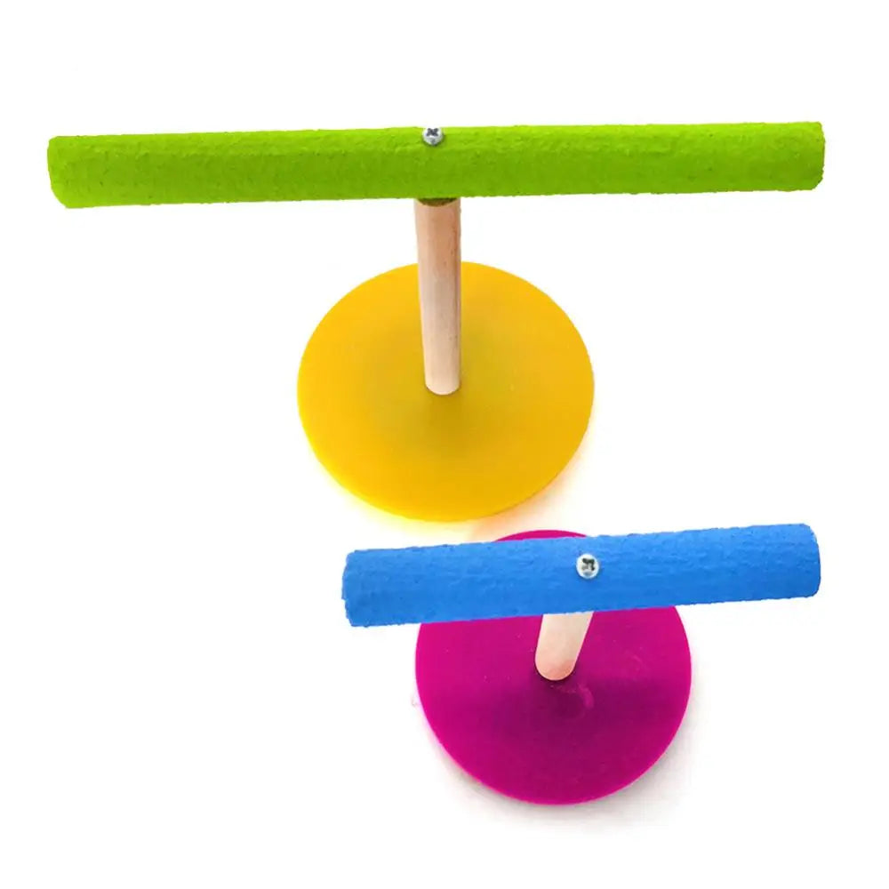 Colorful Perch Parrot Stand