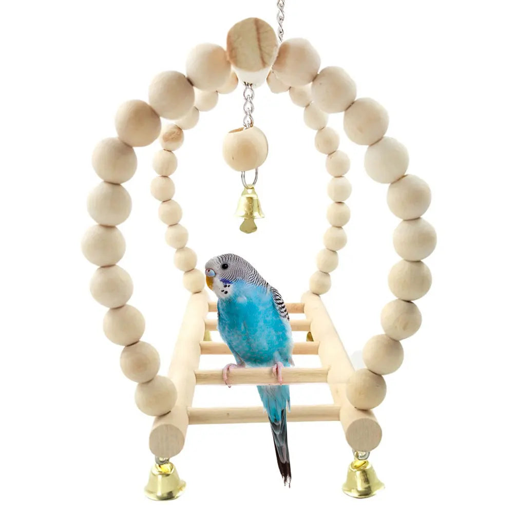 Beaded Parrot Play Ladder