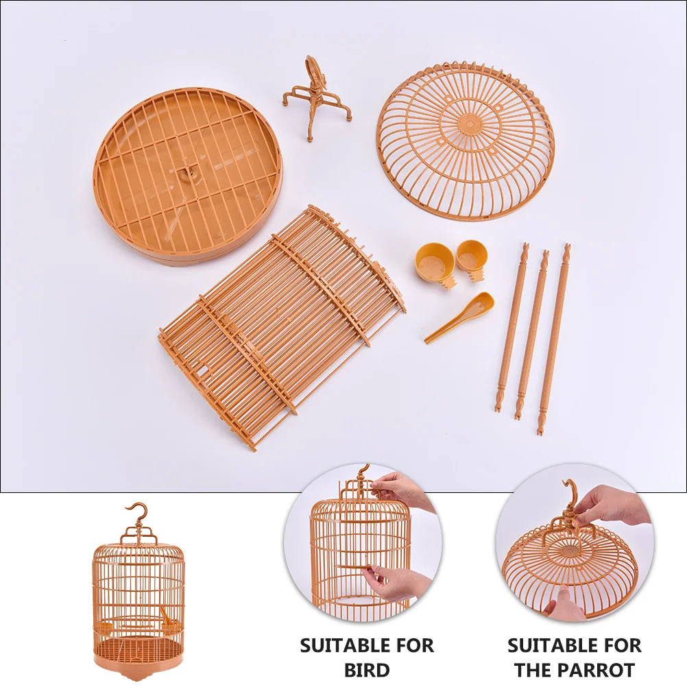 Elegant Round Birdcage Design