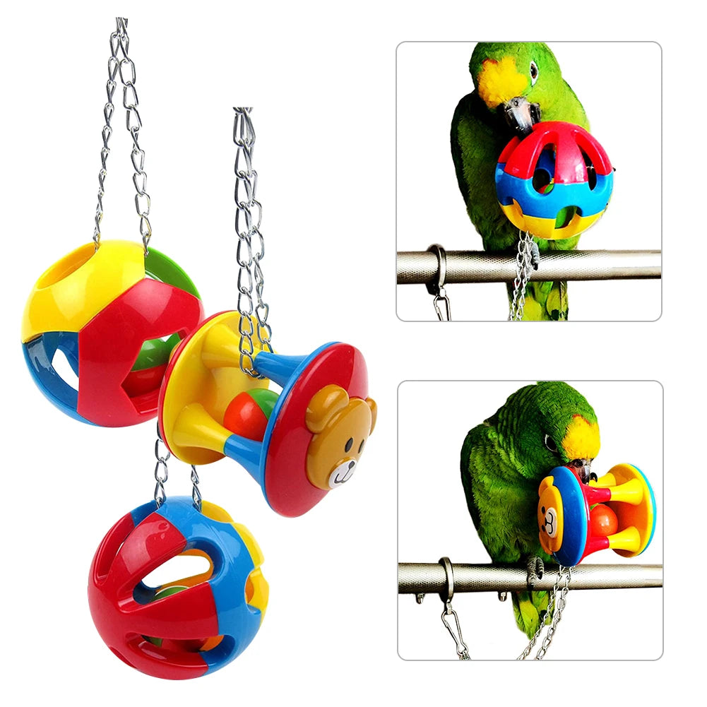 Colorful Bird Puzzle Toy