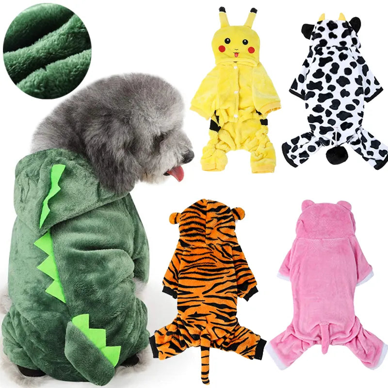 Lion Fleece Dog Pajama - Cozy Mane Cuddle Wear