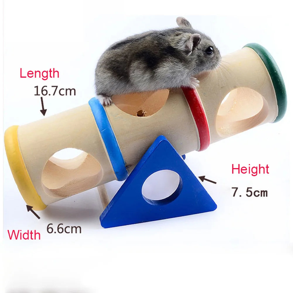 Entertaining Wooden Hamster Playground