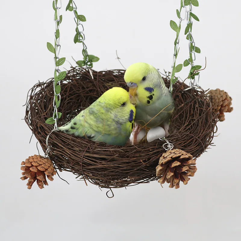 Rustic Hanging Bird Nest