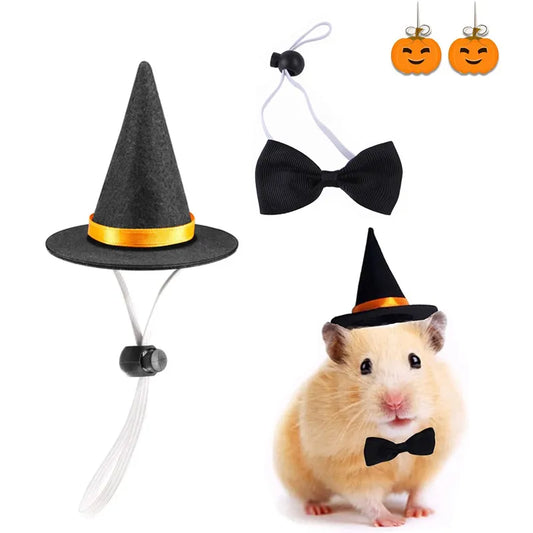 Hamster Halloween Witch Hat