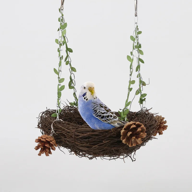 Rustic Hanging Bird Nest