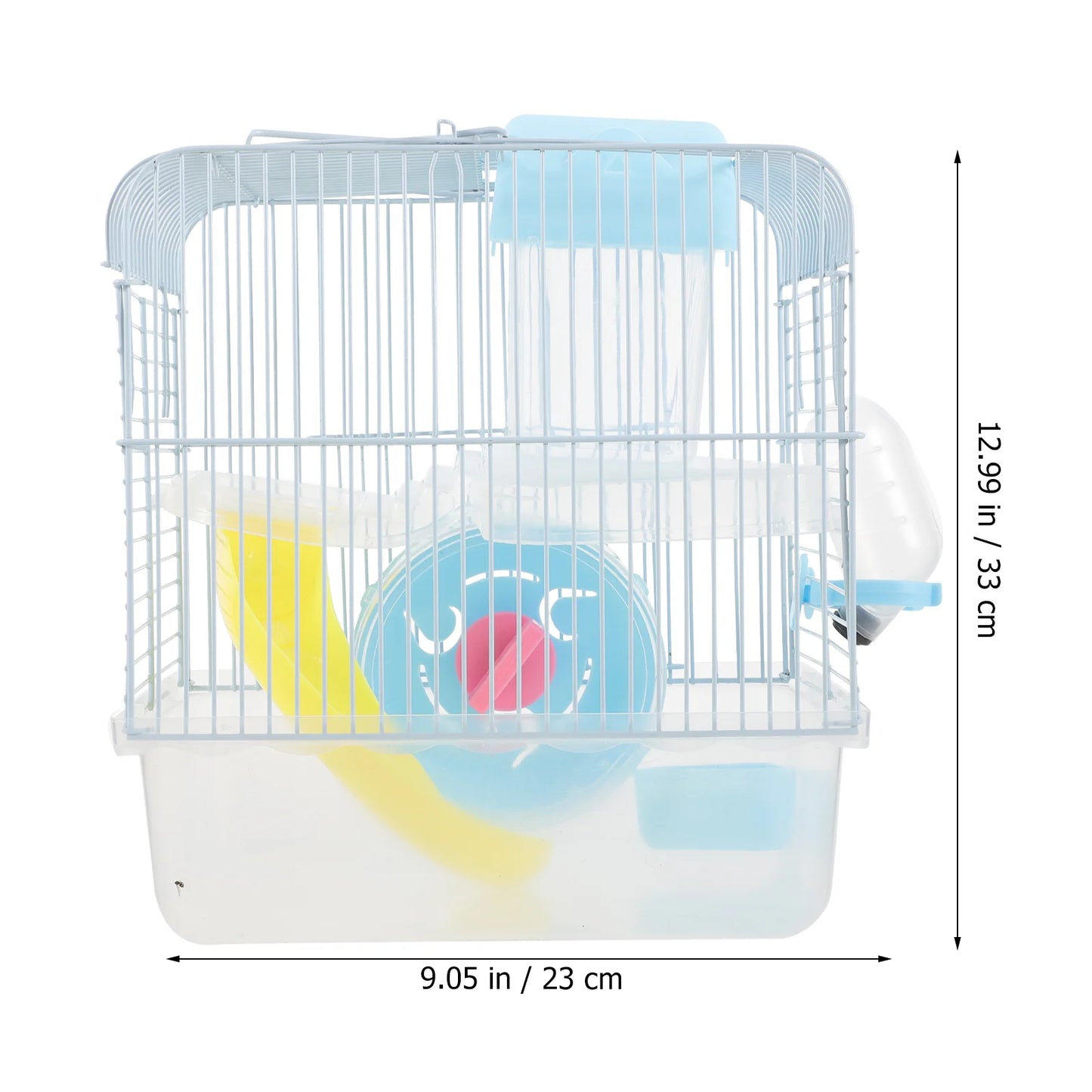 Spacious Plastic Hamster Cage