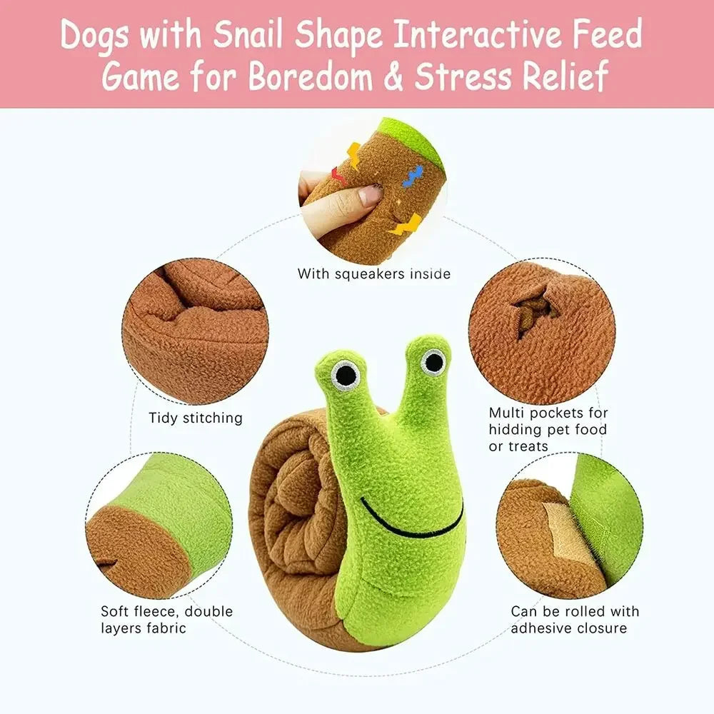 Interactive Plush Dog Toy