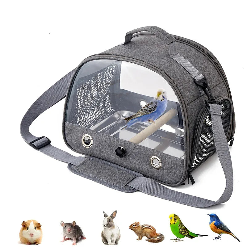 Portable Transparent Bird Carrier