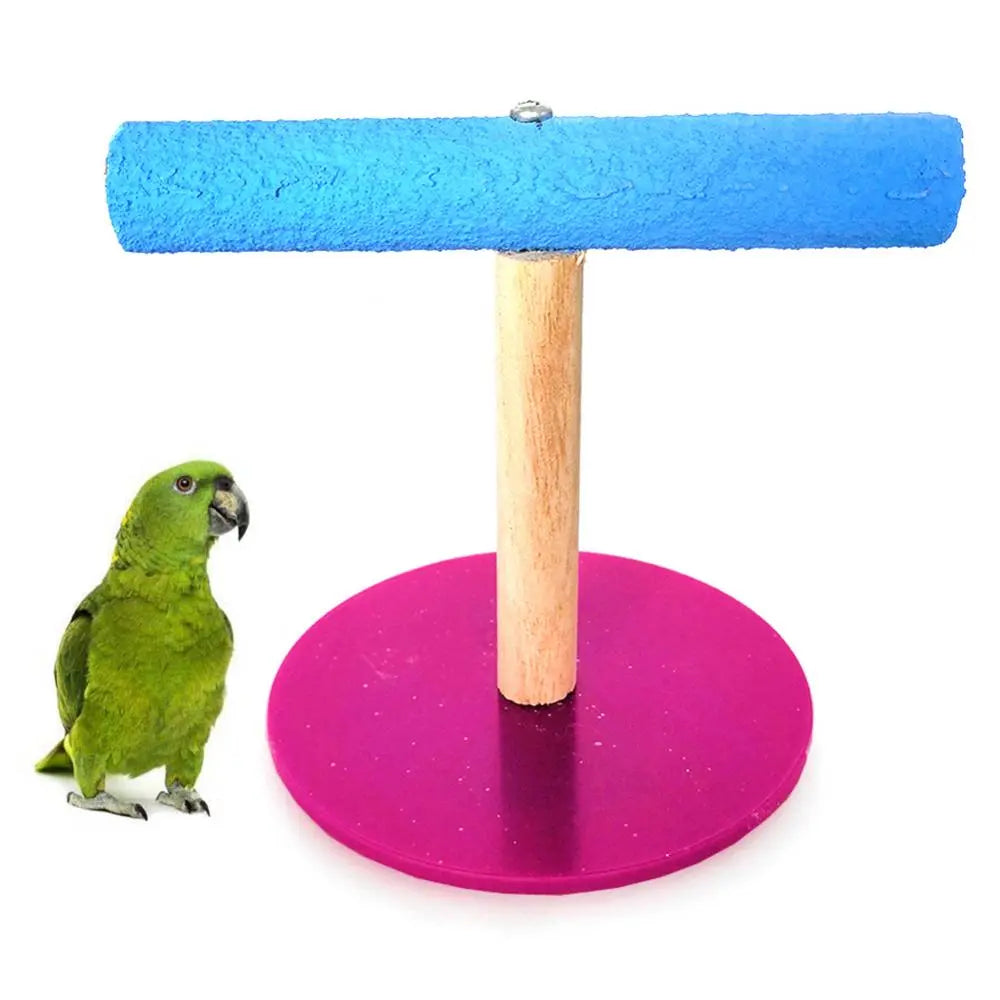 Colorful Perch Parrot Stand