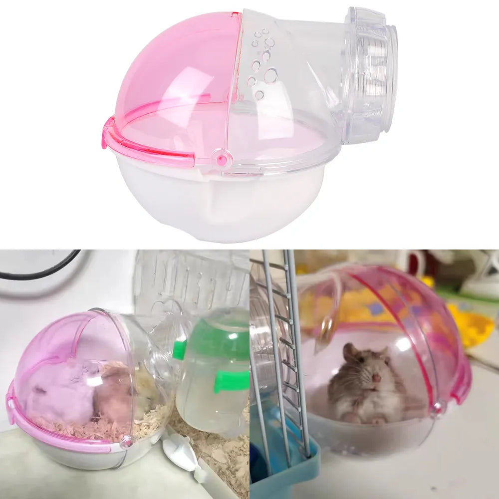 Clear Hamster Bath Chamber