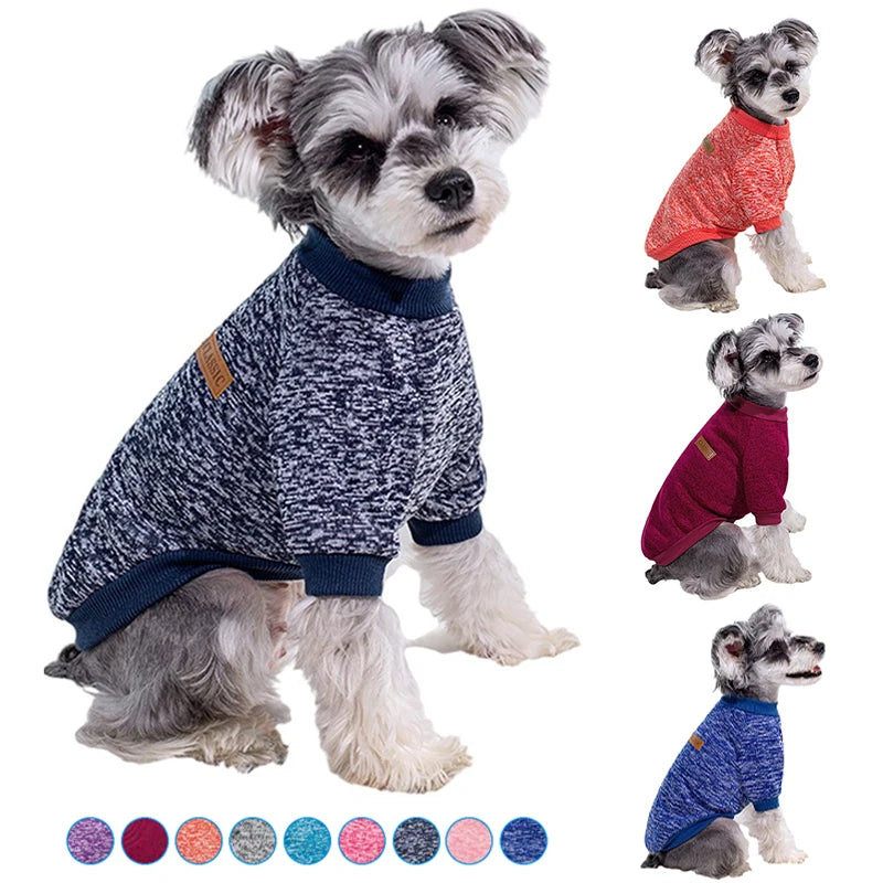 Knit Thermal Dog Sweater