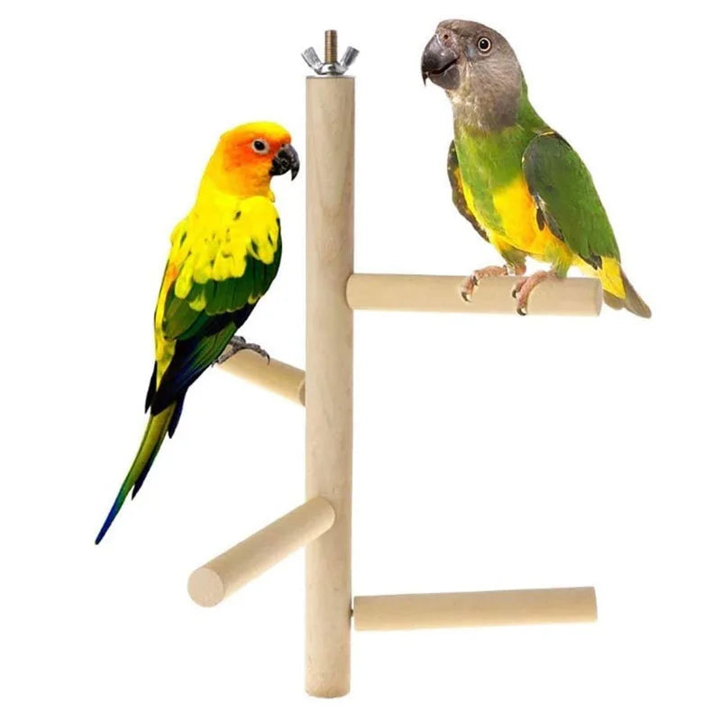 Natural Wood Parrot Perch